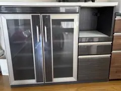 モダン食器棚 キッチンカウンター 収納棚のサムネイル