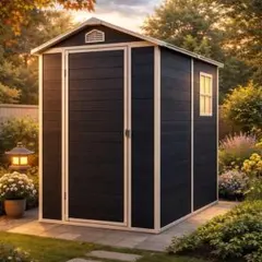 物置 屋外 樹脂製 大型 戸外収納庫 収納小屋 幅244 奥行190 高218