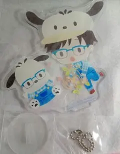 ユーリ!!! on ICE 一番カフェ アクリルスタンド 勇利 ポチャッコ