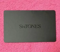 SixTONES 会員証 20万台 無記名のサムネイル