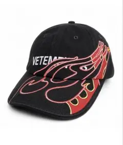 Vetements Flame Logo Cap 'Black' 23aw