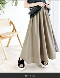リラックスコットンリネンスカート　classicalelf