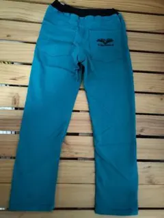 ターコイズ スリムフィット長ズボン