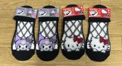 サンリオ　靴下　22-24㌢　未使用　4足セット