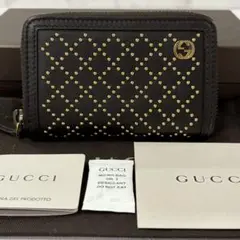 新品同様‼️ グッチ　GUCCI 財布　コインケース　スタッズ　インターロッキングのサムネイル
