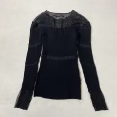COLLAGE GALLARDAGALANTE 切り替え リブニットプルオーバー
