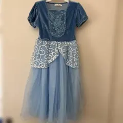 【美品】120cm 水色ドレスコスチューム