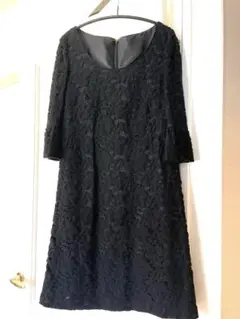 アクアガール crolla ブラック　レースミニワンピース