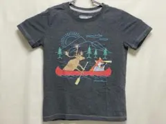 【USAキッズ古着】エディー・バウアー キッズ プリントTシャツ