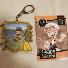 ラギー　ツイステ　メタルチャーム+カード