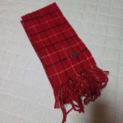 Vivienne Westwood チェック柄 マフラー レッドのサムネイル