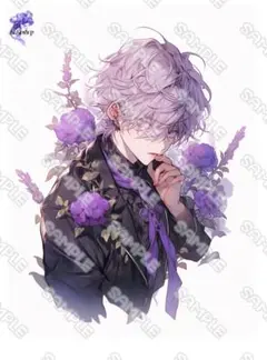 kokoshop オリジナル　人物ステッカーNo.683