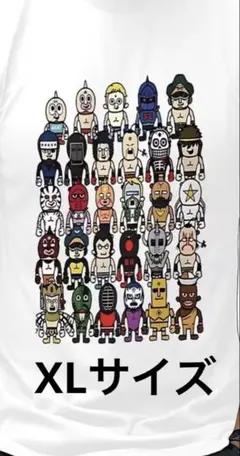 キャラクター集合デザイン Tシャツ XLサイズ 新品未使用　キン肉マンTシャツ