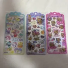 サンリオ　ドロップジュエリーシール　３点セット