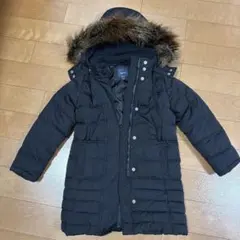 GapKids ブラック中綿コート 120