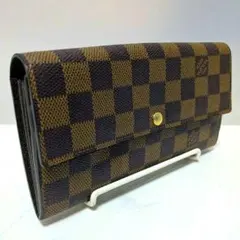 美品 LOUIS VUITTON ルイヴィトン ダミエ ポルトフォイユ長財布