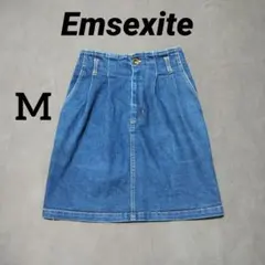 Emsexite ミニスカート レディース ジーンズ 【M】 ネイビーのサムネイル