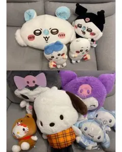 ぬいぐるみ マスコット まとめ売り 15点 ちいかわ サンリオ ポケモン
