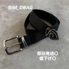 最安値STUSSY ステューシー レザーベルト 黒 - メルカリ