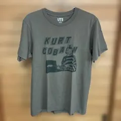 ユニクロ カートコバーン Tシャツ S オリーブ NIRVANA 2016年