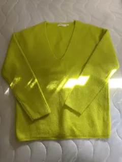niko and ... イエロー Vネックニット M