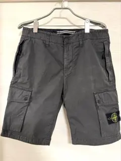 Stone Island カーゴショートパンツ ブラック - メルカリ