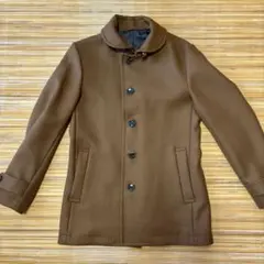 美品ブラウン ボタン留め コート　ユナイテッドアローズＭ