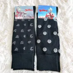 ウルトラマン ウルトラセブン　メンズハイソックス 25-27cm 靴下2足セット