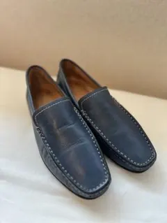 T.L.B レザーローファー ネイビー