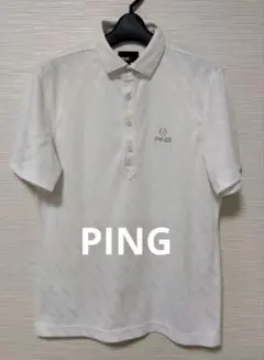 美品✨PING ゴルフ ポロシャツ 半袖 ホワイトのサムネイル