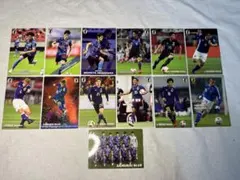 Calbeeサッカー日本代表　チップス　13枚セット　バラ売り可