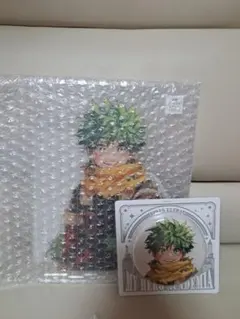 緑谷出久 僕のヒーローアカデミア アクリルMEGAフィギュア 缶バッジ