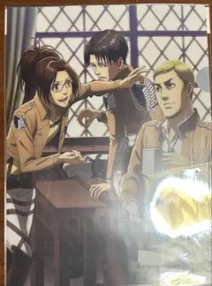 進撃の巨人　クリアファイル　リヴァイ　エルビン　ハンジ