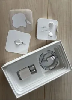 Apple 純正充電器・USBケーブル・イヤフォンセット