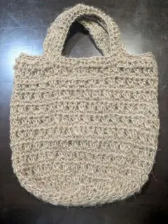 【ハンドメイド】麻トートバッグ