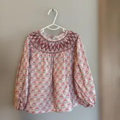 ZARA 花柄 長袖ブラウス 4歳 104cm