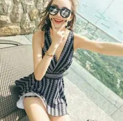 水着 可愛く着こなす 体型カバー ワンピース 体形 大人気 女子 かわいい