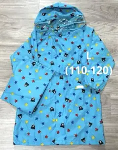 ミキハウス　ダブルビー レインコート L 110～120 キッズ　カッパのサムネイル