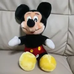 ミッキーマウス ぬいぐるみ レトロ ニッカーボッカー社 - メルカリ