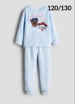 ☆新品☆H&Mパウパトロール パジャマ ライトブルー 　上下セット120/130