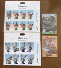Disney ディズニー ジュディ ニック ズートピア ステッカー 証明写真