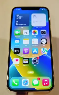 【ジャンク】 iPhone12 64GB ホワイト カメラ壊れ 動作品