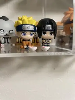 ガチャガチャ　NARUTO 待ちぼうけ1 サスケ、ナルトセット