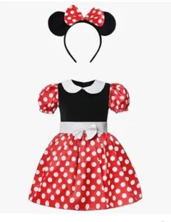 【ミニーマウス】　子供ドレス　130　美品