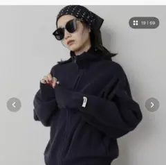 hanne ドライバーズニット ネイビー