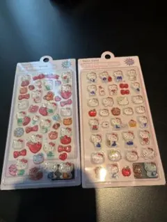 ハローキティ 3Dステッカー 2シートセット