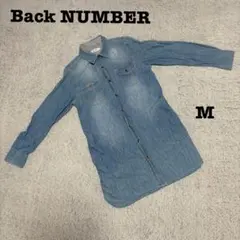 良品❗️Back NUMBER/メンズデニムシャツ長袖/サイズM