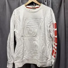 Guess ゲス　ホワイト ロゴ スウェット