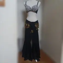 ベリーダンス衣装 セットアップ 　ブラックのサムネイル