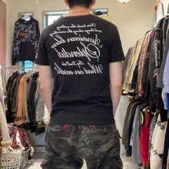 Beaumere 00s アーカイブ y2k 英字 刺繍バックプリント Tシャツのサムネイル